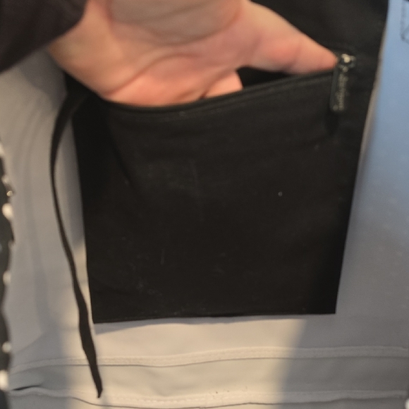 Thirty-One Black and White Dot Large Tote - Picture 6 of 9